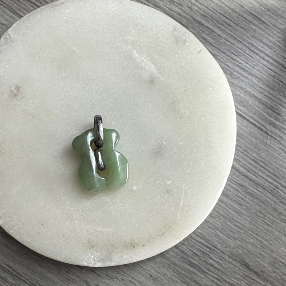Tous Green Bear Pendant